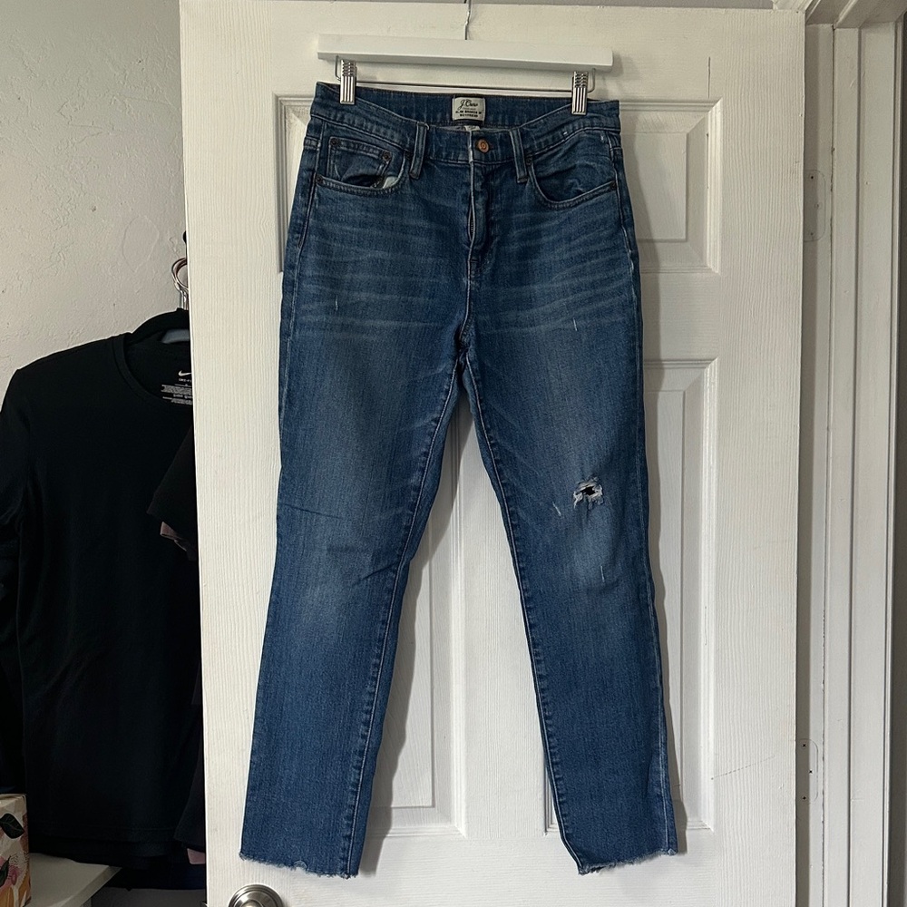 J. Crew Classic Blue Straight Leg Jeans